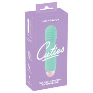 Cuties Mini Wand - akumulátorový mini masážní vibrátor (zelený)