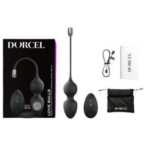Dorcel Love Balls - magnetická duo kulička (černá)