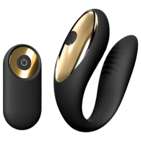 Dorcel Perfect Lover - nabíjecí dálkový párový vibrátor (černý)