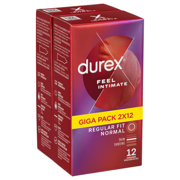 Durex Feel Intimate - tenké kondomy balení (2x12ks)