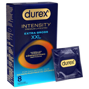 Durex Intensity XXL - bezlatexový kondom (8 ks)