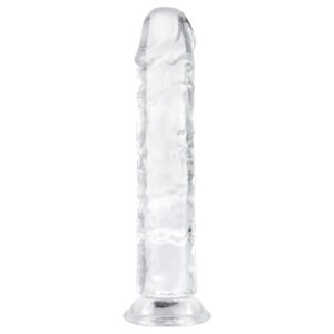 EasyToys - gelové dildo - 18cm (průhledné)