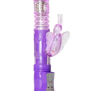 Easytoys Butterfly - rotační a pulzující vibrátor (fialový)