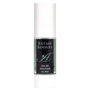 Extase Sensuel - chladivě-hřejivý masážní olej - máta (30ml)