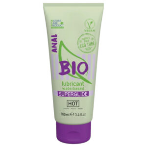 HOT BIO Superglide Anal - veganský anál gel na vodní bázi (100ml)