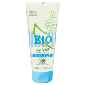 HOT Bio Sensitive - veganský lubrikant na vodní bázi (100ml)