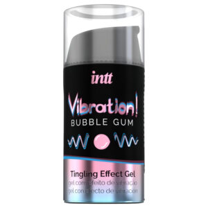 Intt Vibration! - tekutý vibrátor - žvýkačková příchuť (15ml)