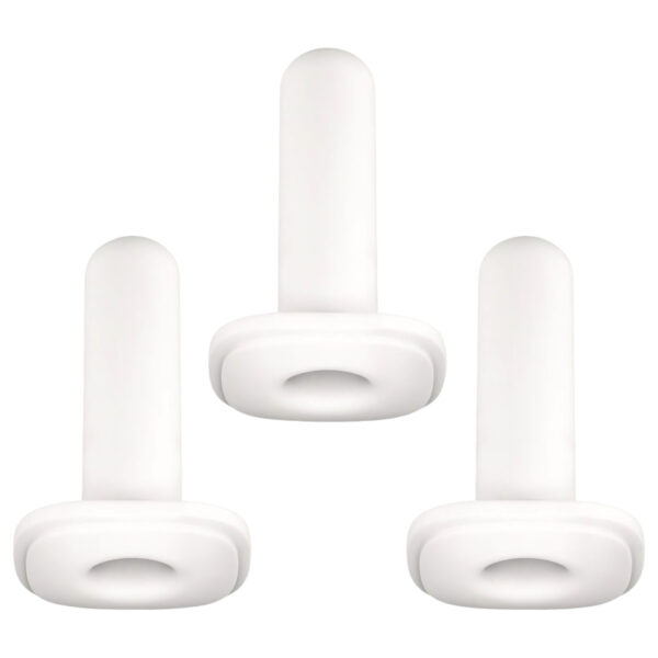 Kiiroo Onyx těsné uchopení - masturbační manžeta - 3 ks (bílá)