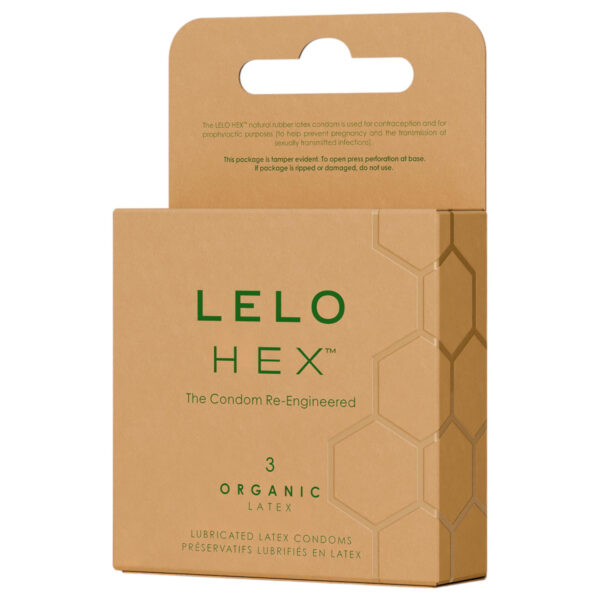 LELO Hex Organic - extra síla kondomy (3 ks)