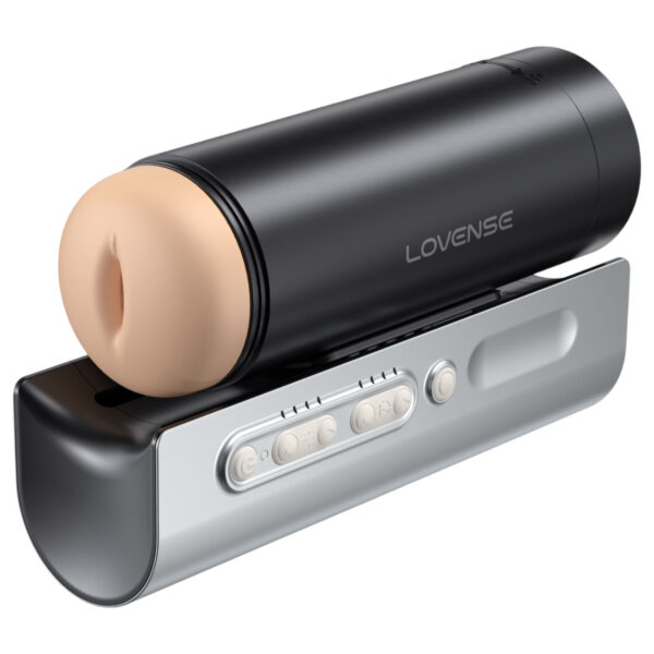 LOVENSE Solace Pro - chytrý pohyblivý masturbátor (černý)