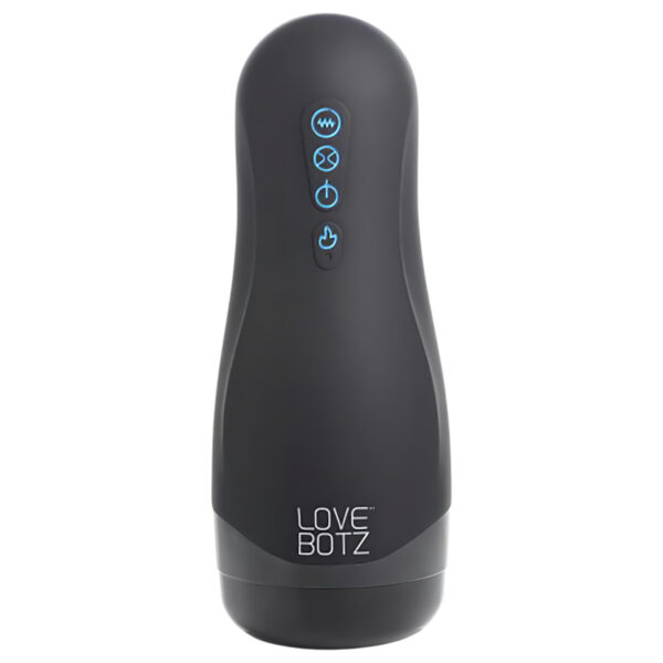 Lovebotz Auto Milker - vodotěsný sací vibrační masturbátor (černý)