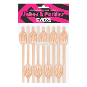 Lovetoy - slámka s vaginou (přírodní)