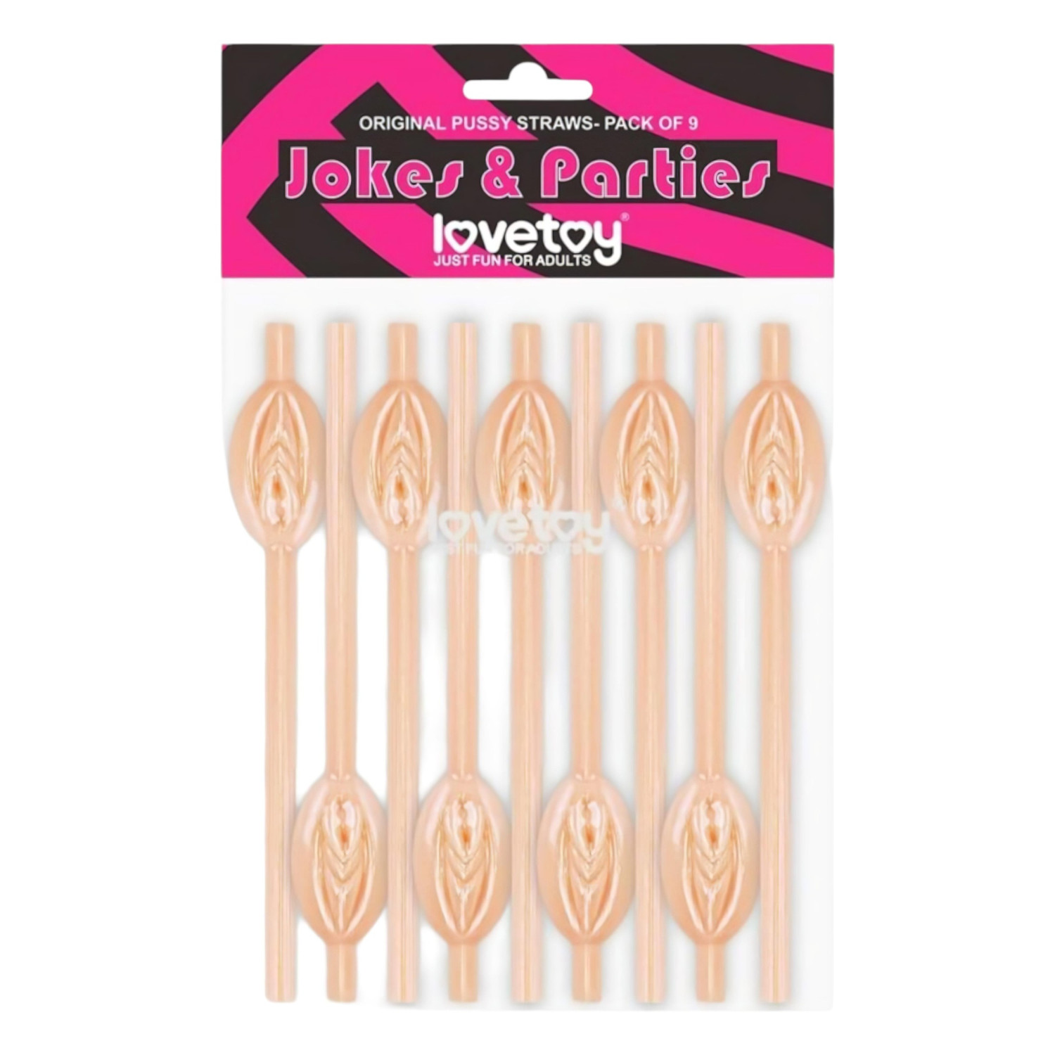 Lovetoy - slámka s vaginou (přírodní)