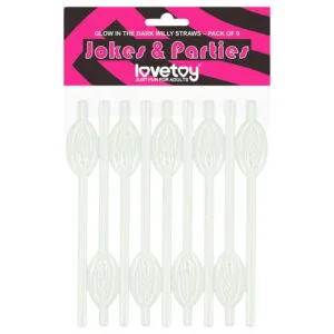 Lovetoy - svítící slámka na vagíny (bílá)