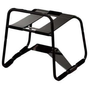 Magic Pillow - Sexuální židle s držákem na dildo (černá)