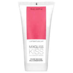 Mixgliss Kiss Wild - lubrikant s příchutí jahody (70ml)