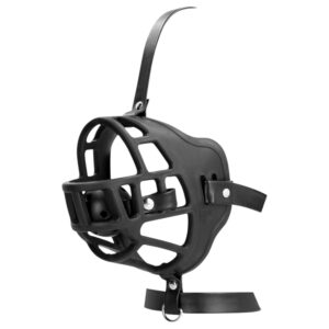 Ouch! - Náhubek s vestavěným roubíkem (černý)