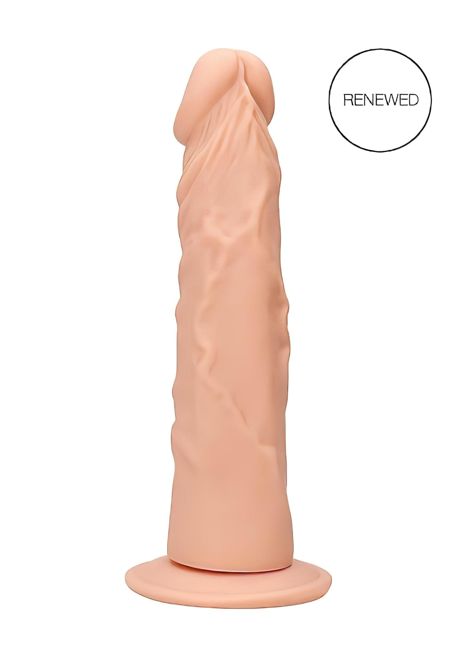 RealRock Dong 10 - realistický dildo (25cm) - přírodní
