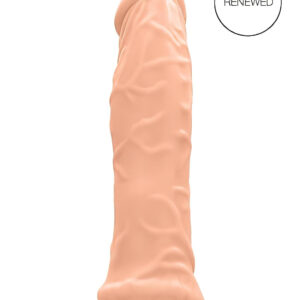 RealRock Penis Sleeve 6 - návlek na penis (17 cm) - přírodní