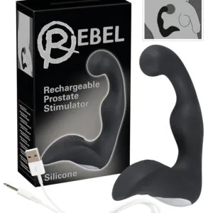 Rebel - dobíjecí prostata vibrátor (černý)