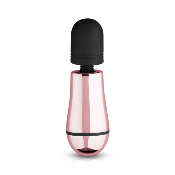 Rosy Gold Mini Wand - nabíjecí masážní vibrátor (růžové zlato)