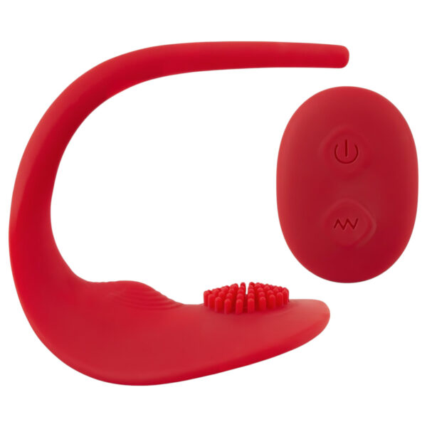 SMILE Slim Panty - akumulátorový rádiový klitorisový vibrátor (červený)