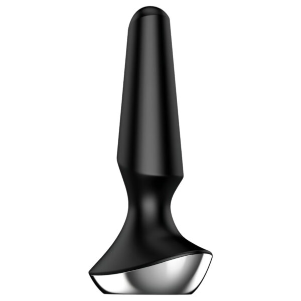 Satisfyer Plug-ilicious 2 - chytrý anální vibrátor (černý)