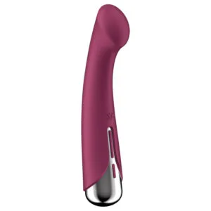 Satisfyer Spinning G-bod 1 - vibrující rotační stimulátor G-bodu (červený)
