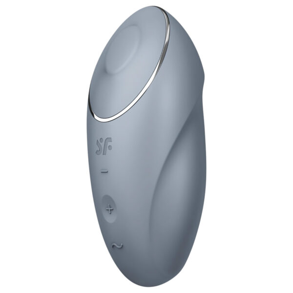 Satisfyer Tap & Climax 1 - 2v1 klitorisový vibrátor (šedý)