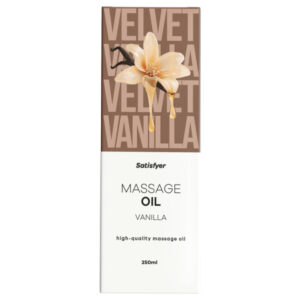 Satisfyer - masážní olej - vanilka (250 ml)