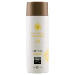 Shiatsu Luxury - jedlý masážní olej - vanilka (75ml)