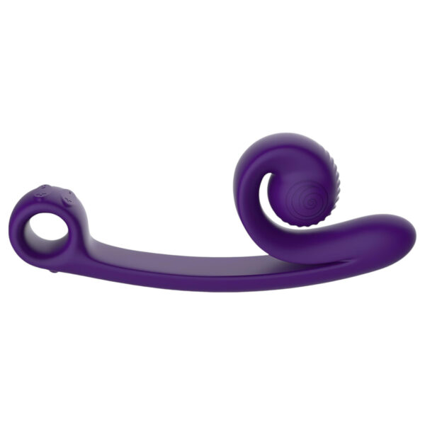 Snail Vibe Curve - 2v1 stimulátor klitorisu (fialová)