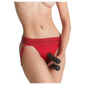 Strap-on-me - Poutko na připínací dildo - XS-XXL (červené)