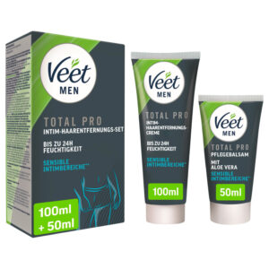 Veet - intim depilační krém a balzám pro muže (100+50ml)