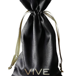 Vive - saténová taška na erotické hračky (černá)