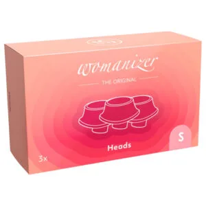 Womanizer Premium Eco - náhradní sací nástavec sada - růžová (3 ks) - M