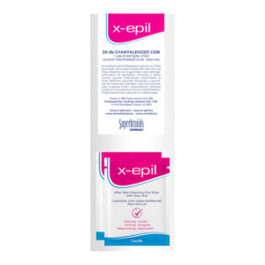 X-Epil - epilační proužky (20 ks) + olejové ubrousky (2 ks)