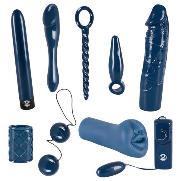 You2Toys - Midnight Blue - sada vibrátorů (9 dílů)