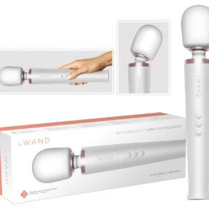 le Wand - exkluzivní akumulátorový masážní vibrátor (bílý)