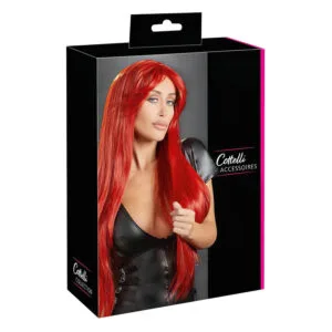 Cottelli - Extra dlouhá červená paruka