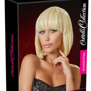 Cottelli - středně dlouhá paruka s ofinkou (blond)