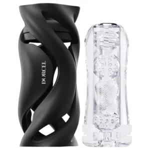 Dorcel Deep Blow - ruční sání masturbátor v pouzdru