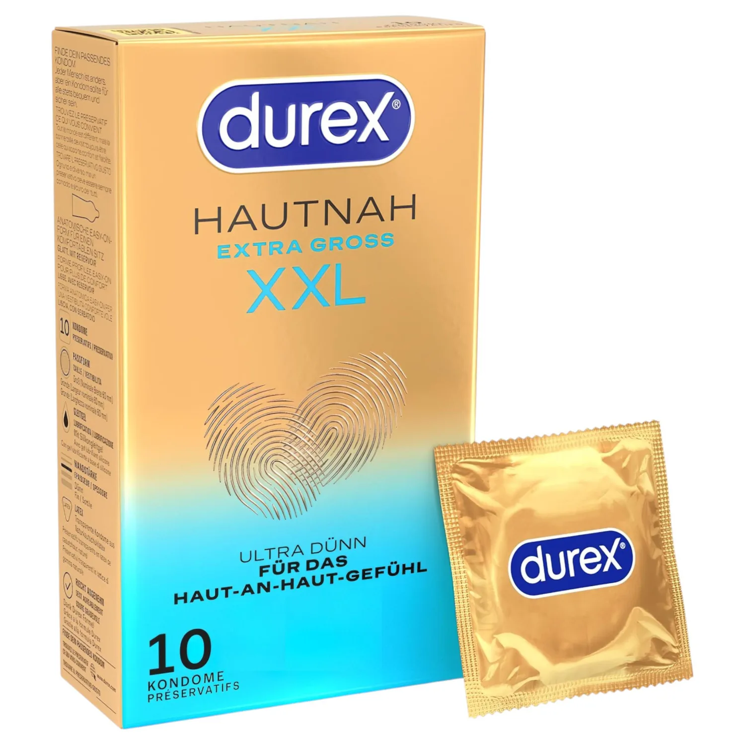 Durex Intim XXL - extra velký kondom (10 ks)
