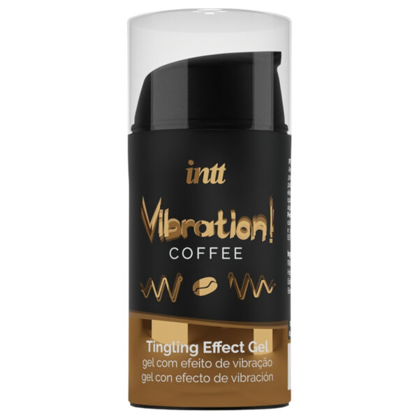 Intt Vibration! - kapalný vibrátor - káva (15ml)