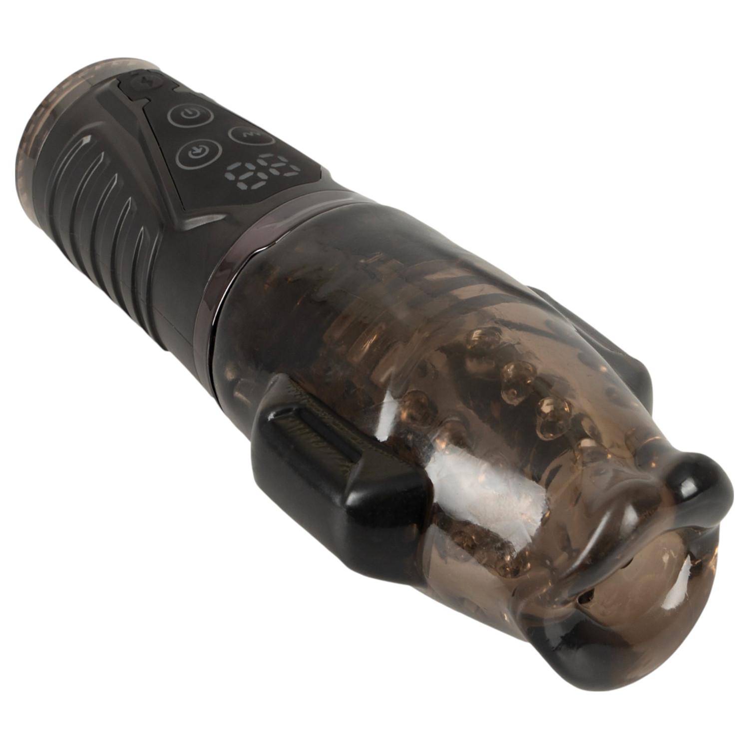 Stroker – sání a vibrační masturbátor (šedý)