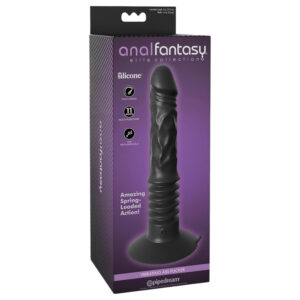 Analfantasy Ass Fucker - nabíjecí anální vibrátor (černý)