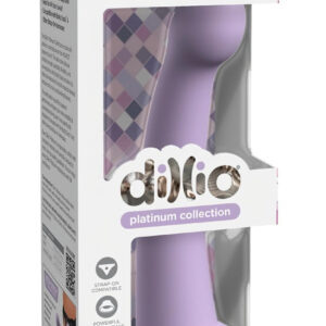 Dillio Secret Explorer - přísavkový dildo (17 cm) - fialový