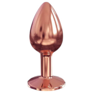 Dorcel Diamond Plug S - malý anální kolík - růžové zlato