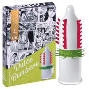 Egzo Dulche Bombero - pichlavý stimulační kondom (1 ks)