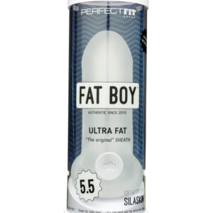 Fat Boy Original Ultra Fat - návlek na penis (15 cm) - bílý
